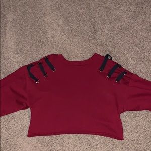 red sweater